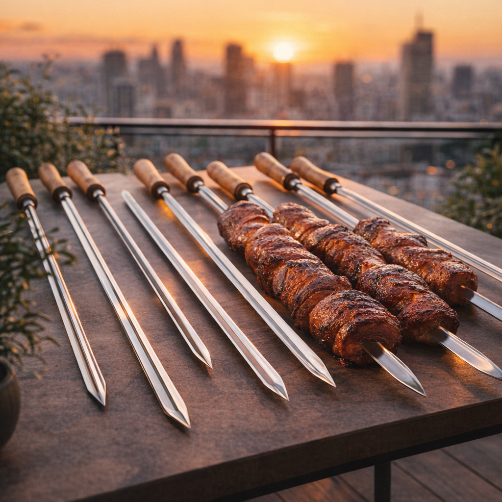 Espadas y Trinches para Asador Rodizio Colombia